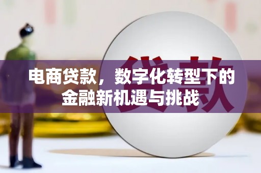 太平电商贷款，数字化转型下的金融新机遇与挑战