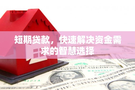 太平短期贷款，快速解决资金需求的智慧选择