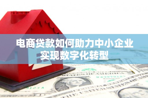 太平电商贷款如何助力中小企业实现数字化转型