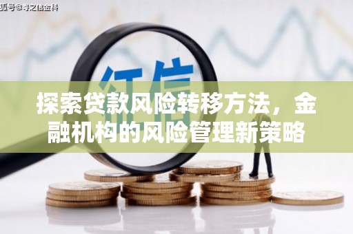 太平探索贷款风险转移方法，金融机构的风险管理新策略