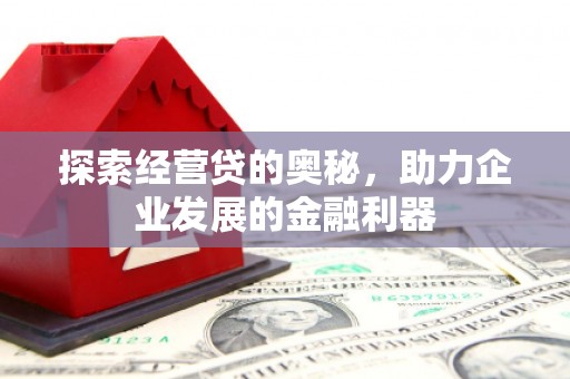 太平探索经营贷的奥秘，助力企业发展的金融利器