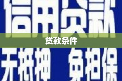 太平贷款条件