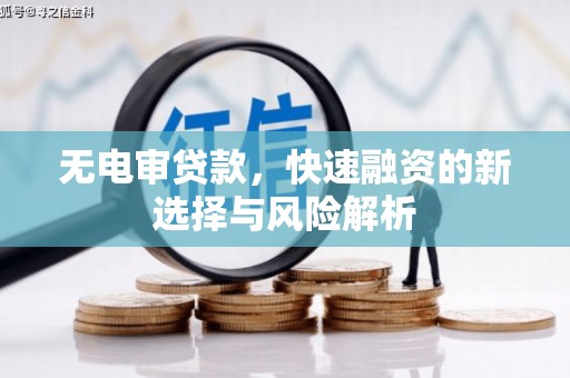太平无电审贷款，快速融资的新选择与风险解析