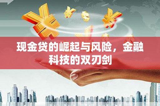 太平现金贷的崛起与风险，金融科技的双刃剑