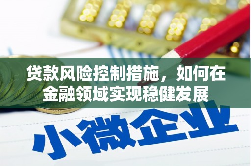 太平贷款风险控制措施，如何在金融领域实现稳健发展