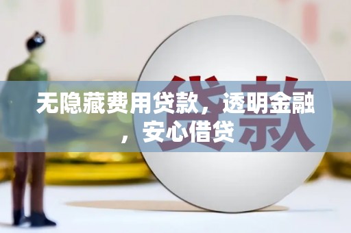 太平无隐藏费用贷款，透明金融，安心借贷