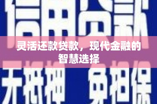 太平灵活还款贷款，现代金融的智慧选择