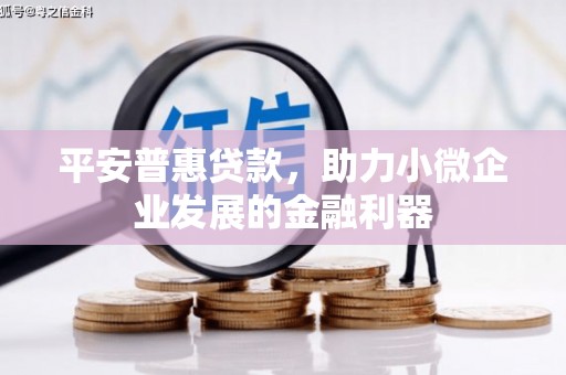 太平平安普惠贷款，助力小微企业发展的金融利器