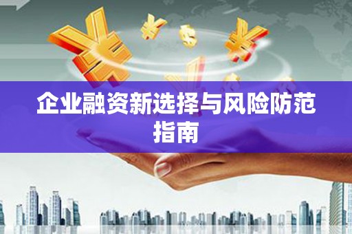 太平企业融资新选择与风险防范指南
