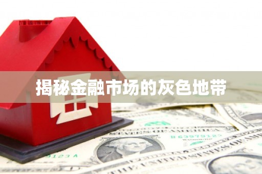太平揭秘金融市场的灰色地带